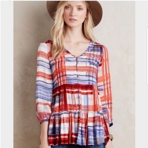 Anthro Maeve Lila tunic